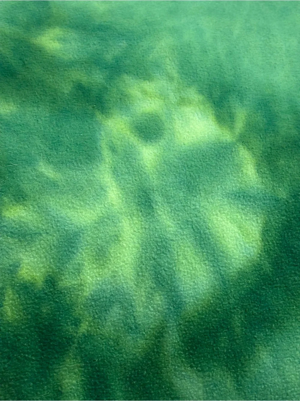 Kappa Delta Sorority Fleece Throw Blanket Queen Full Green Tie Dye Embroidered
